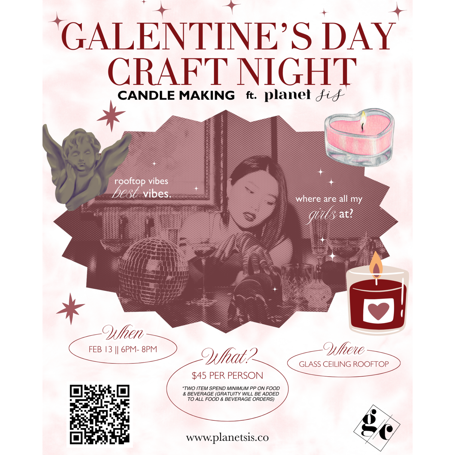 The Glass Ceiling X Planet Sis Candle Making Event