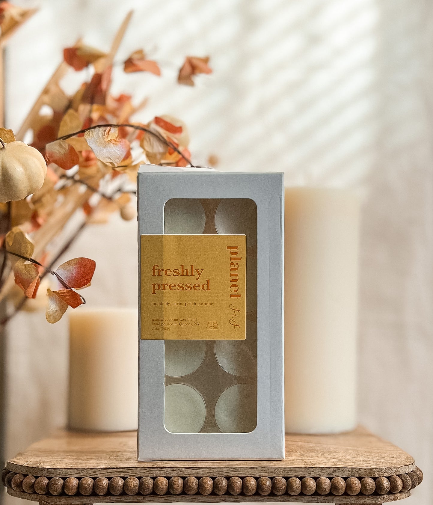 freshly pressed wax melts