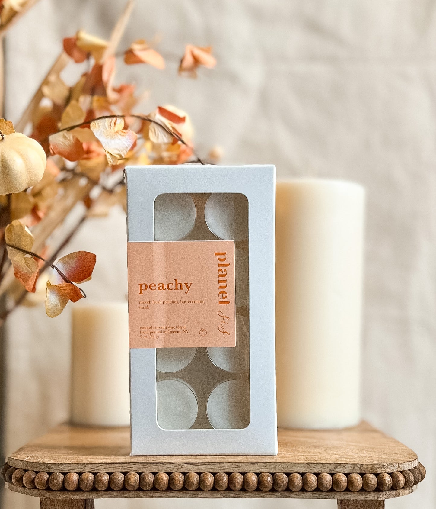 peachy wax melts