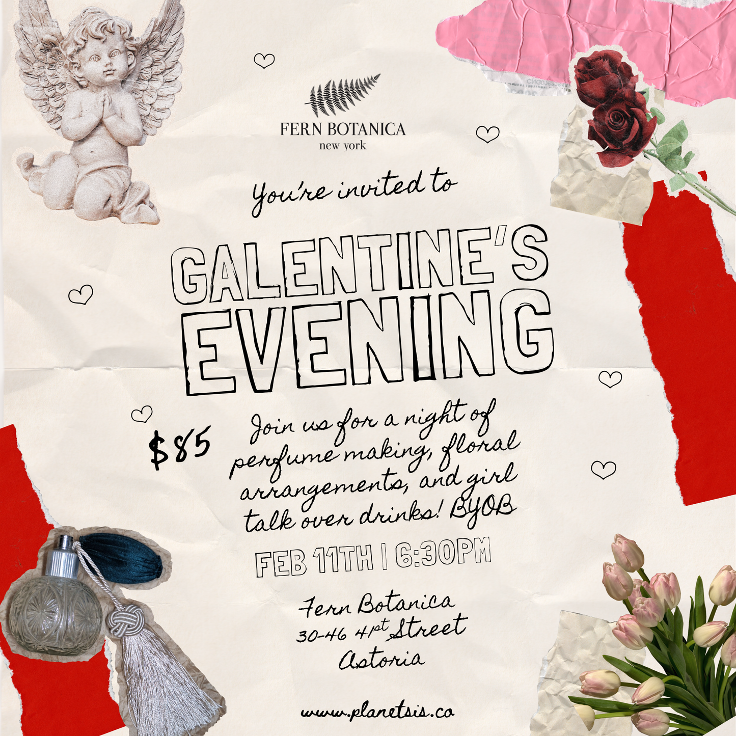 Fern Botanica X Planet Sis Perfume Making & Floral Arrangement Workshop