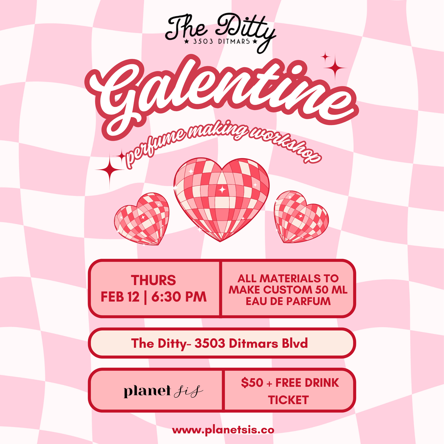 The Ditty Bar X Planet Sis Perfume Making Event