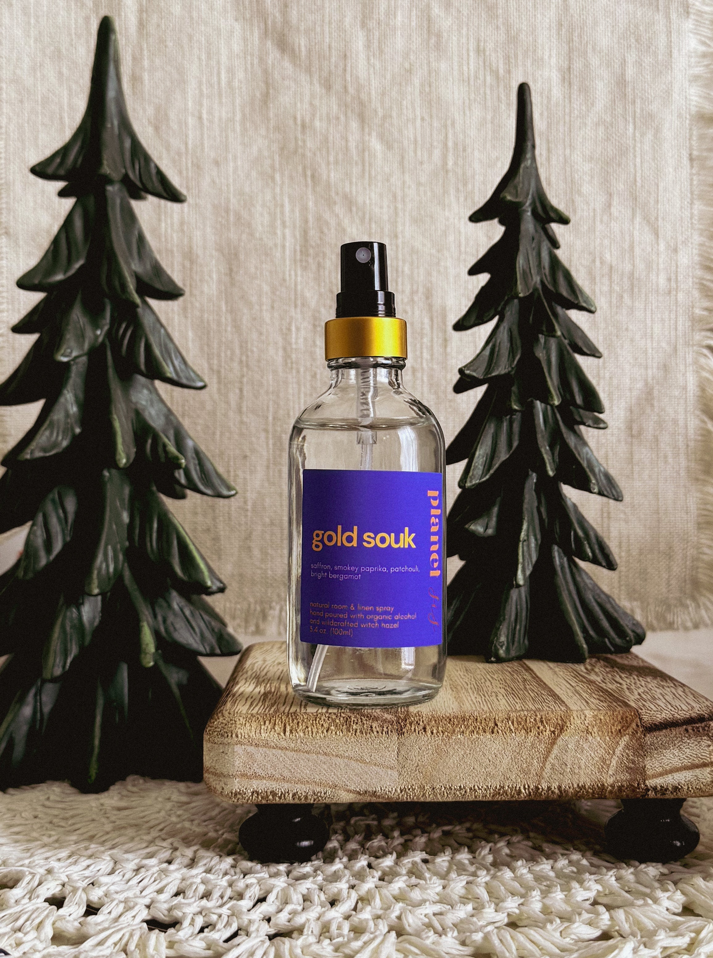 gold souk room & linen spray Planet Sis