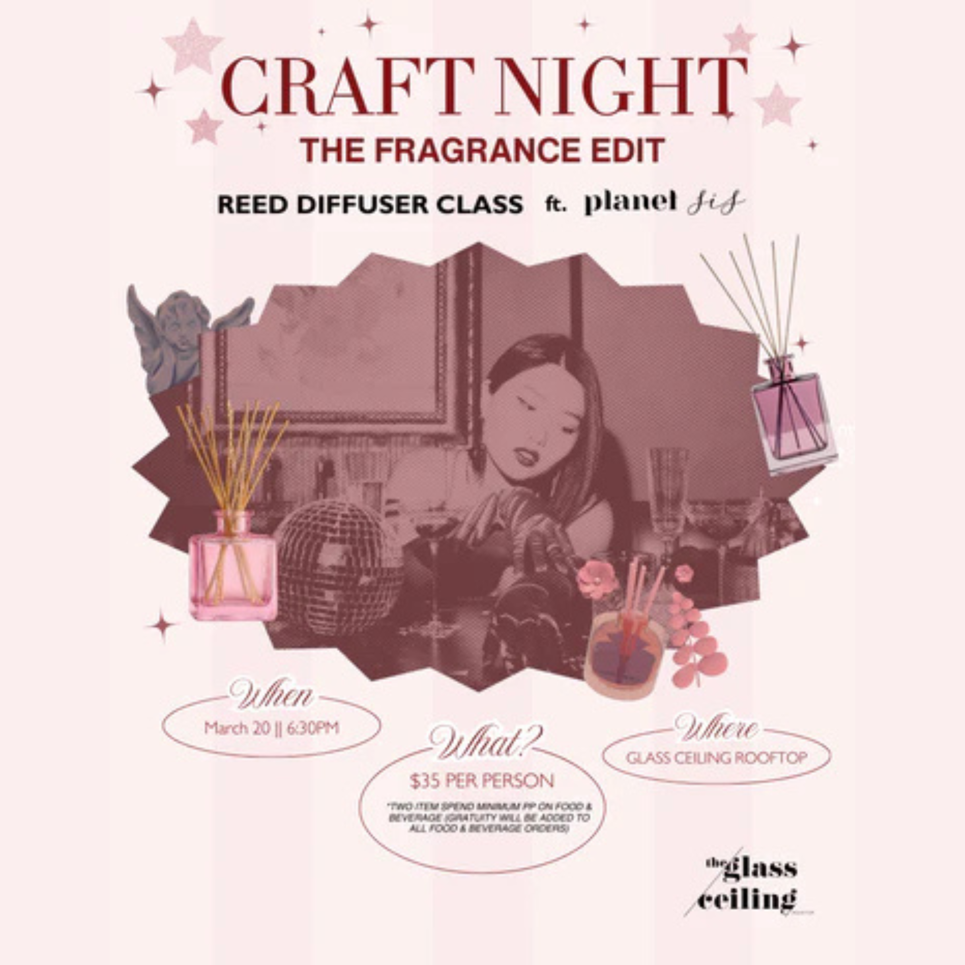 The Glass Ceiling X Planet Sis Reed Diffuser Workshop Planet Sis