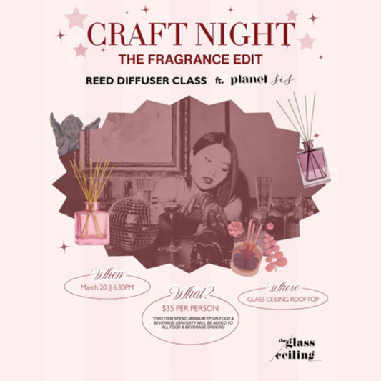 The Glass Ceiling X Planet Sis Reed Diffuser Workshop Planet Sis