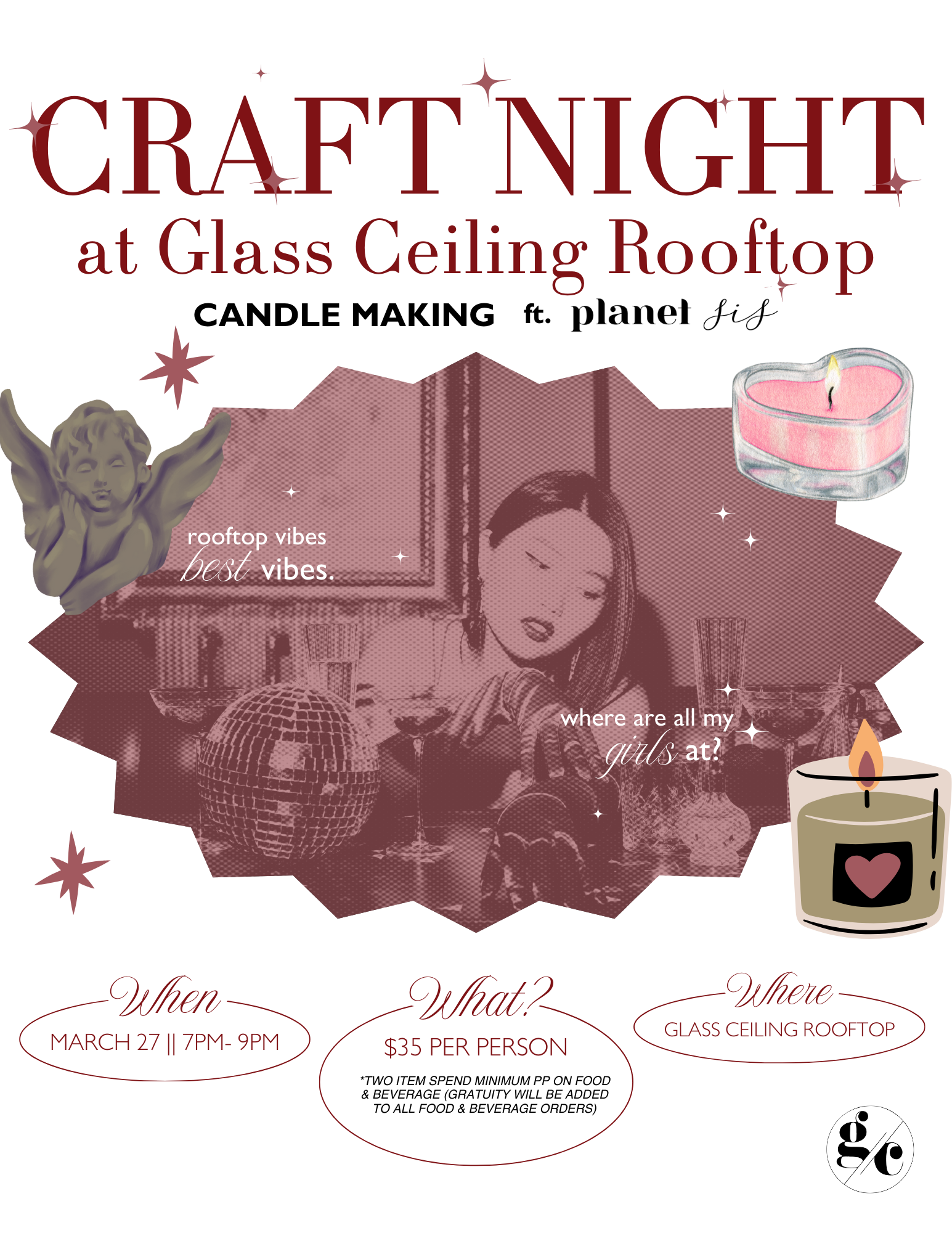 The Glass Ceiling X Planet Sis Craft Night Event Planet Sis